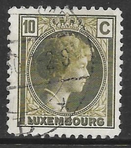 Luxembourg 160: 10c Grand Duchess Charlotte, used, F-VF