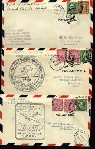 (6) First Flight Covers -Set #320 - See Description for Info