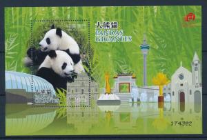 [41217] Macau 2010 Wild Animals Mammals Giant panda MNH Sheet