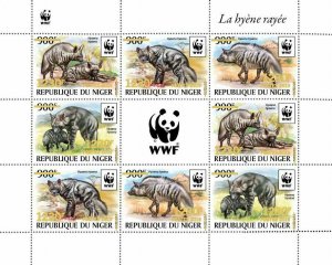 Z08 NIG190424c1 NIGER 2019 WWF Hyena MNH ** Postfrisch