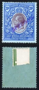 KUT SG60s KGV 20r Purple and Blue/Blue opt Specimen locally GREAT COLOUR