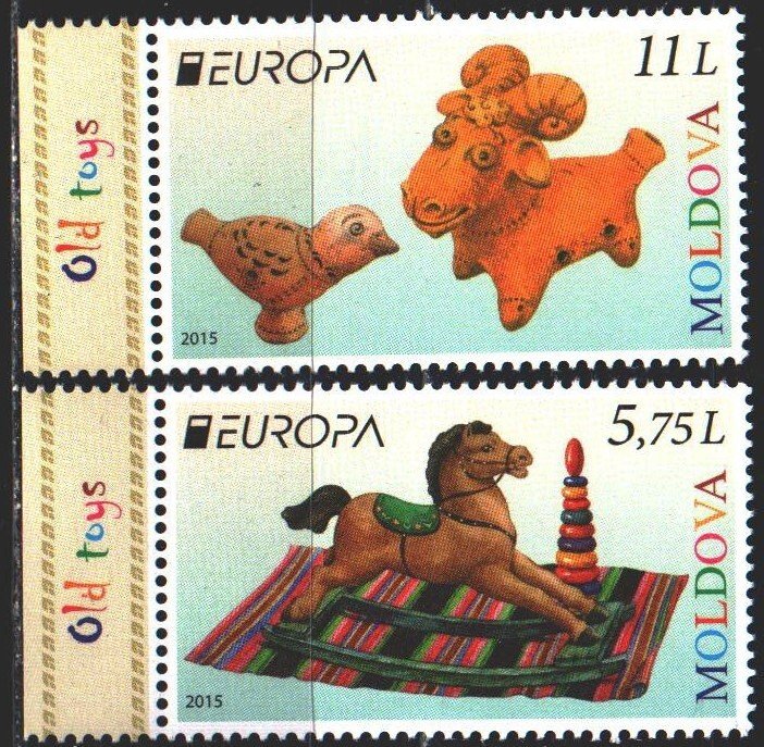 Moldova. 2015. 904-5. Children's toys, europe-sept. MNH.