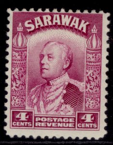 SARAWAK GV SG109, 4c bright purple, M MINT.