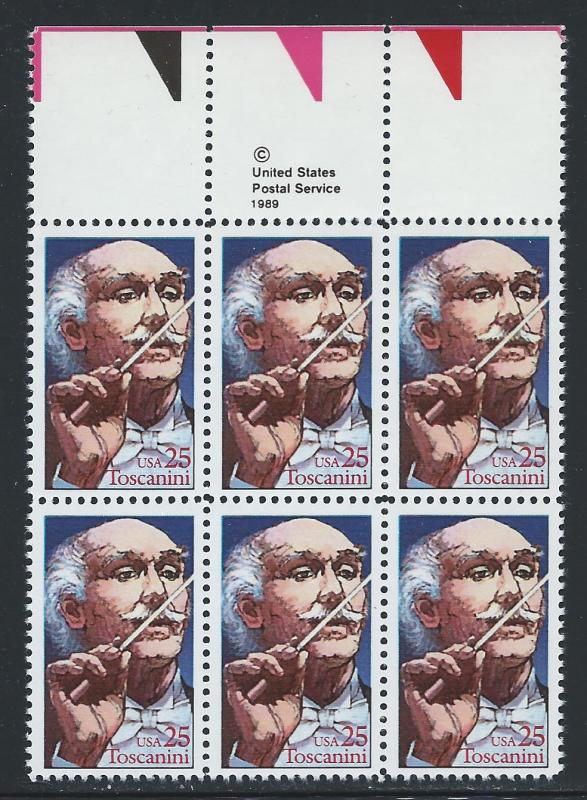 UNITED STATES SC# 2411 F-VF MNH 1989 cpyrt B/6