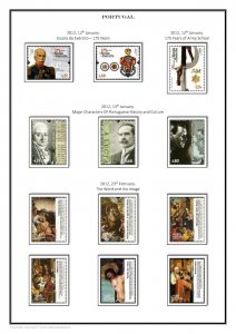 PORTUGAL 1853 - 2021  PDF PDF(DIGITAL) STAMP ALBUM PAGES