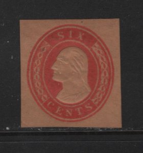 U12 VF unused cut square with nice color cv $ 145 ! see pic !