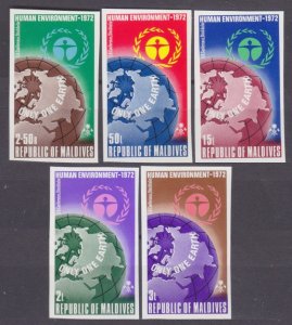 1972 Maldive Islands 425b-429b United Nations Environment 20,00 €