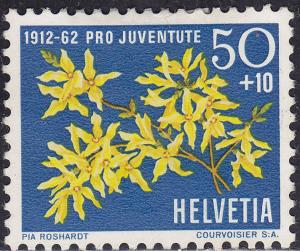 Switzerland B322 Forsythia.1962