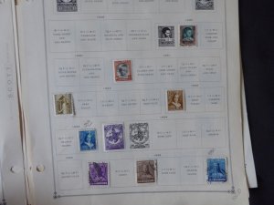 Luxemburg 1874-1966 Stamp Collection on Scott International Stamp Album pages