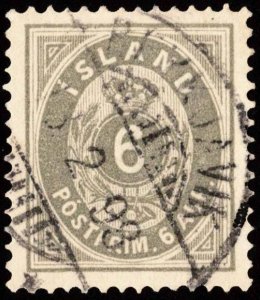 Iceland Scott 25 Used.