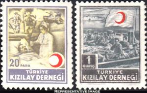 Turkey Scott RA181-RA182 Mint never hinged.