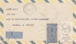 Brazil 8Cr Bonifacio and 21Cr Malaria Eradification 1963 Marialva, Brasil to ...