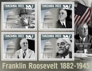 Stamps. Franklin Roosevelt 2024 year 1+1 sheet perforated NEW
