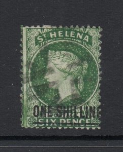 St. Helena Sc 32 var (SG 26 var), watermark inverted, used