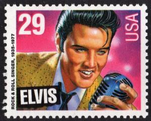 SC#2721 29¢ American Music Series: Elvis Presley Single (1993) MNH