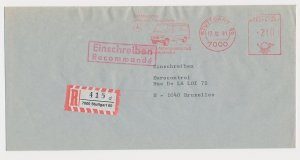 Registered meter cover Germany 1981 Van - Mercedes