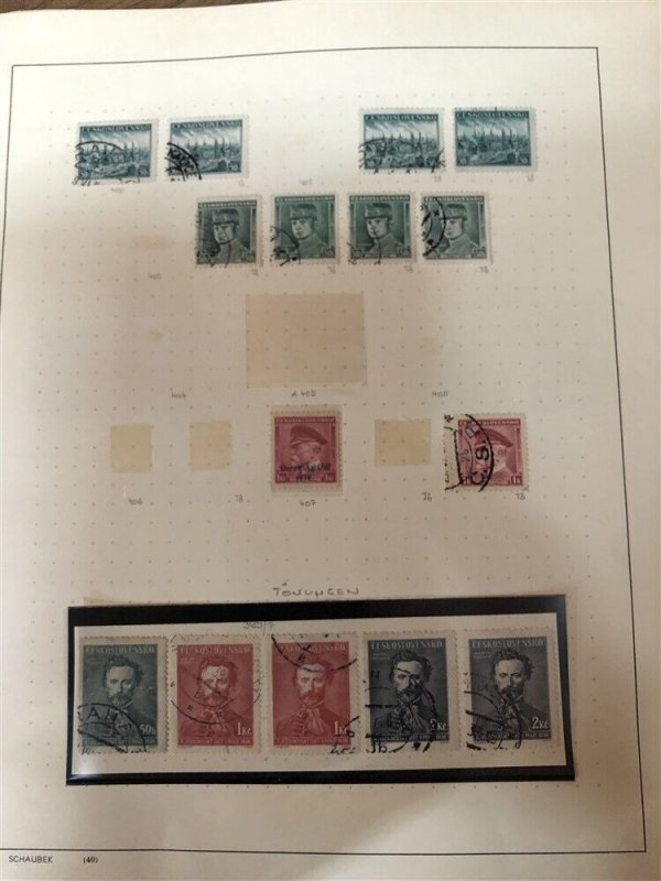 CZECHOSLOVAKIA; Early 1900s very fine mint & used Collection on pages ...