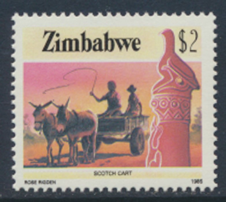 Zimbabwe SG 679  SC# 513  MNH   Scoth Cart  see detail and scan
