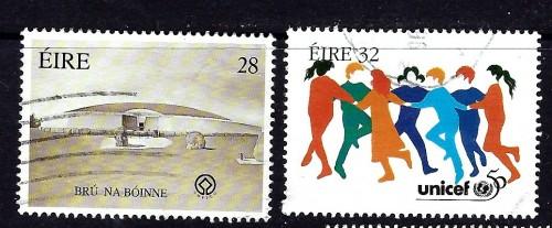 Ireland 1006-07 Used 1996 Unicef set