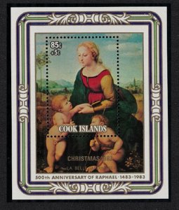 Cook Is. 'La Belle Jardiniere' Painting by Raphael MS 1983 MNH SG#MS938a