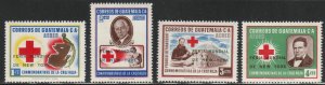 Guatemala, #C291-C294 Used From 1964