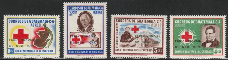 Guatemala, #C291-C294 Used From 1964