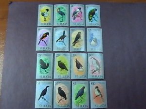 ST. LUCIA # 387-402-MINT NEVER/HINGED----COMPLETE SET----1976