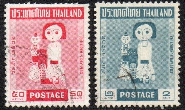 Thailand Sc #412-413 Used