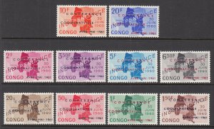 Congo Democratic Republic 371-380 Maps MNH VF