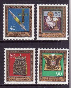 Liechtenstein-Sc#617-20-unused NH set-Holy Roman Empire T