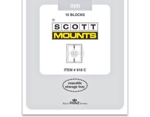 Showgard/Scott/Prinz Pre-Cut Sheets Small Panes Stamp Mounts 140x89 Clear