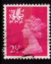Wales - #WMMH1 Machin Queen Elizabeth II - Used