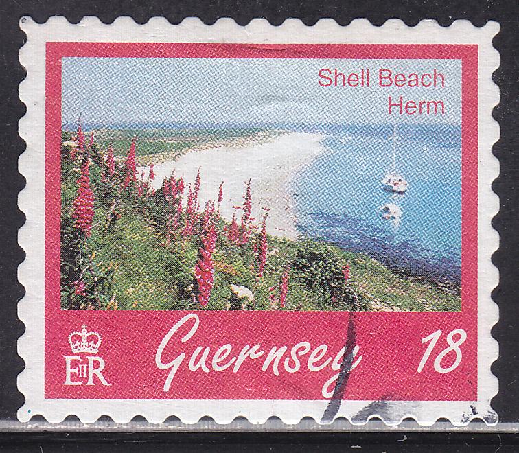 Guernsey 593 Shell Beach, Herm 1997