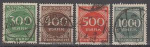 Germany #231-4 F-VF Used CV $15.05 (B12987)