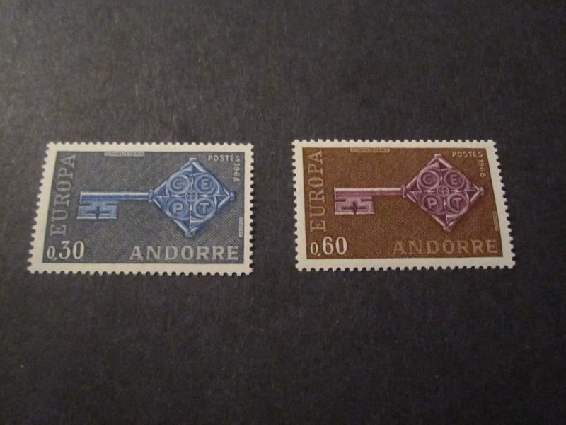 Andorra #182-83  Mint Never Hinged - WDWPhilatelic