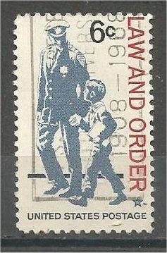 UNITED STATES, 1968, used 6c Law and Order Scott 1343