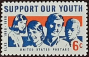 US Scott # 1342; 6c Youth issue from 1968; MNH, og; ; VF;