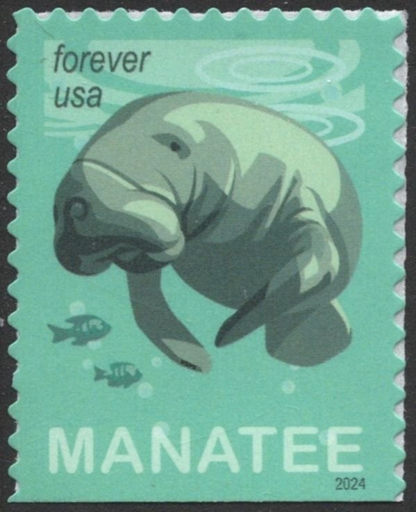SC#5851 (Forever) Manatee Booklet Single (2024) SA