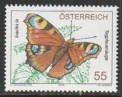 2005 Austria - Sc 2018 - MNH VF - 1 single - Butterfly