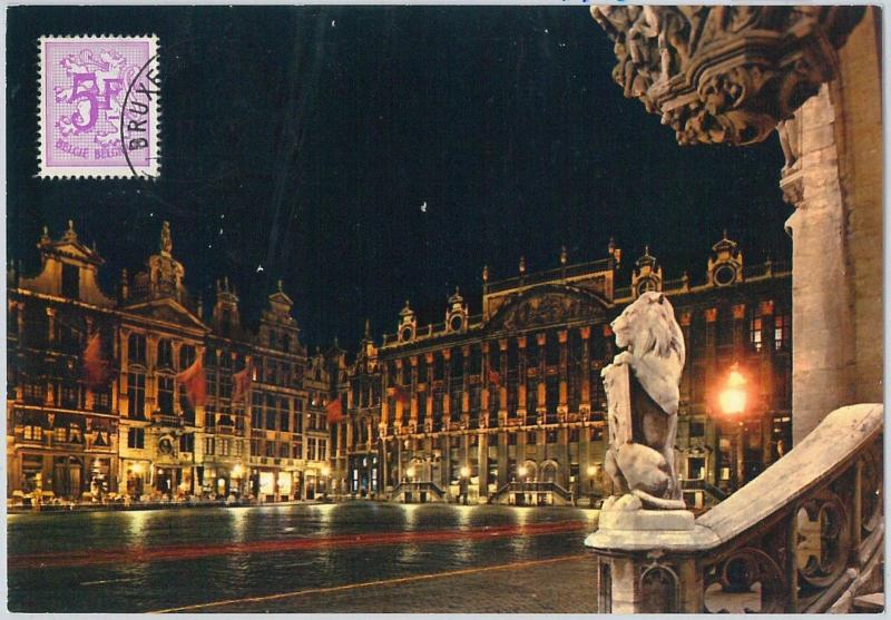 63469 -  BELGIUM - POSTAL HISTORY: MAXIMUM CARD 1975 -  ARCHITECTURE