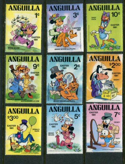 Anguilla #434-42 Mint