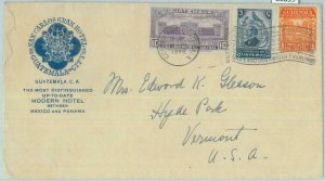 86059 - GUATEMALA - POSTAL HISTORY -   Advertising HOTEL  COVER to the USA 1946