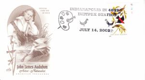 2002 INDYPEX INdianapolis IN Audubon  (Scott 3650) Artcraft