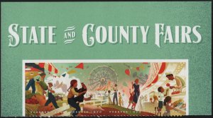 SC#5401-04 (55¢) State and County Fairs Header Strip of Four (2019) SA