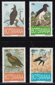 Album Treasures Botswana  Scott # 554-557  Eagles  Mint NH