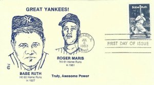2046 20c BABE RUTH - FDC #61 