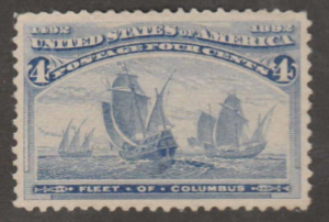 U.S. Scott #233 Columbian Stamp - Mint Single