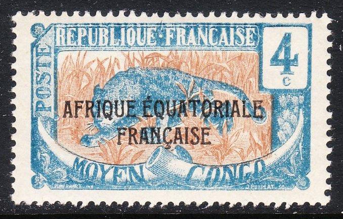 Middle Congo 25 -  FVF MNH