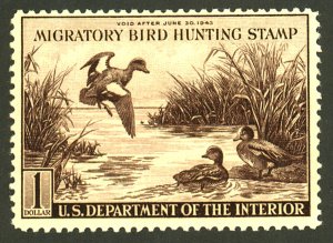 U.S. #RW9 MINT OG NH