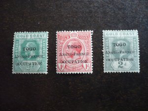 Stamps - Togo - Scott# 80-82 - Mint Hinged Part Set of 3 Stamps